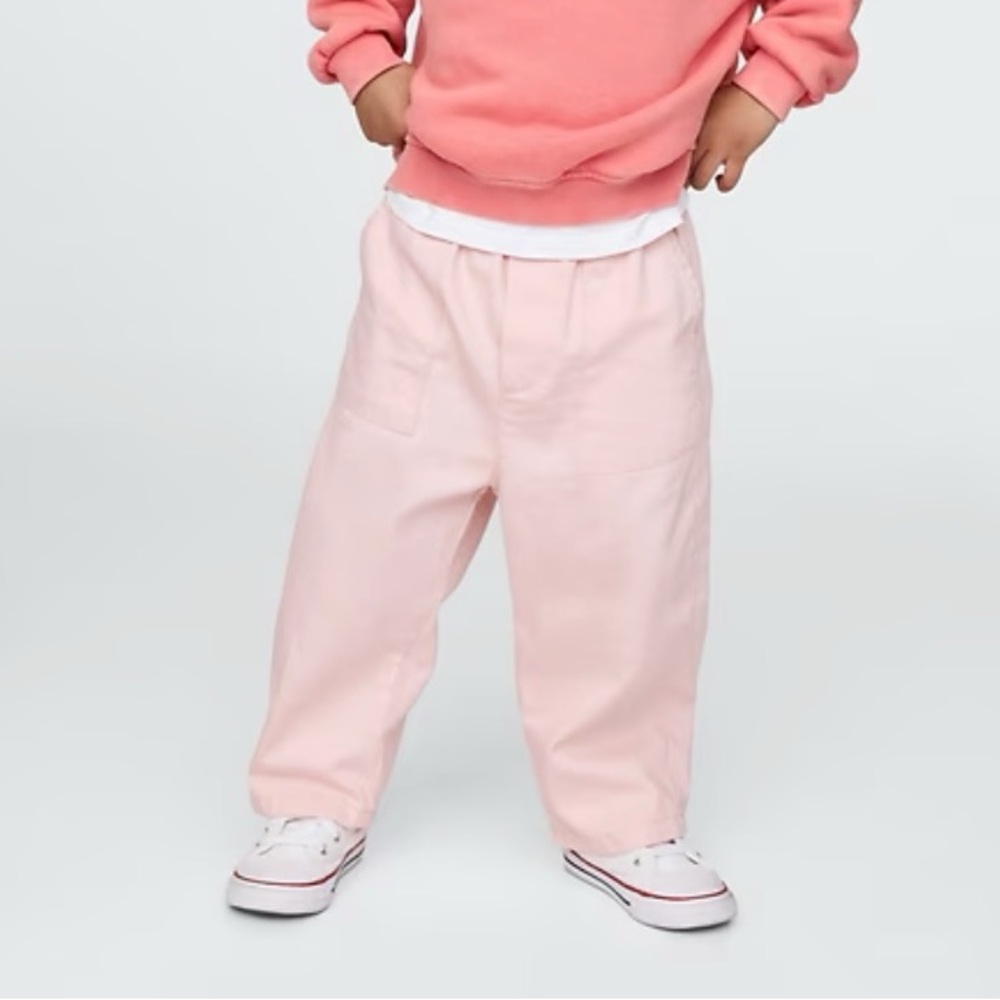 Gap Toddler Ultra Soft Pink Barrel Pants